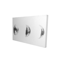 éclipse en noir et blanc