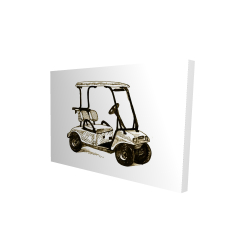 Illustration of a golf cart