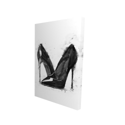 Chaussures noires à talons hauts