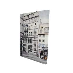 Toile 24 x 36 - 3D - Scène de rue en allemagne