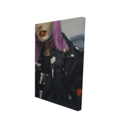 Young punk woman