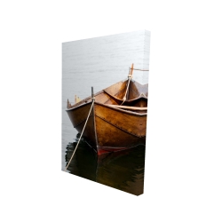 Rowboat on calm water