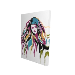 Femme en art graffiti