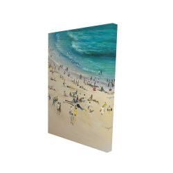 Summer crowd at the beach