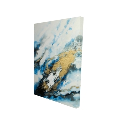 Marbre bleu et doré