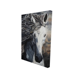 Front wild horse
