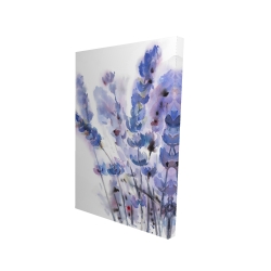 Fleurs de lavande à l'aquarelle