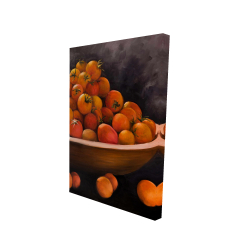 Canvas 24 x 36 - 3D - Bowl of cherry tomatoes