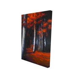 Canvas 24 x 36 - 3D - Mysterious forest
