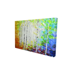 Forêt multicolore