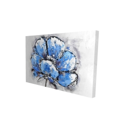 Abstract blue petals
