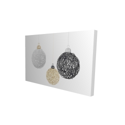 Three christmas balls