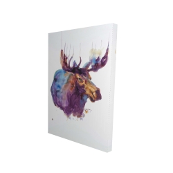 Canvas 24 x 36 - 3D - Abstract moose