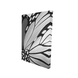 Canvas 24 x 36 - 3D - Monarch wings closeup
