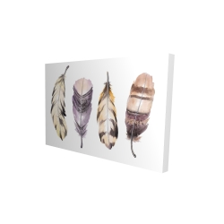 Purple feather set