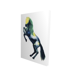 Canvas 24 x 36 - 3D - Greeting horse