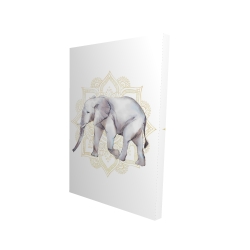 Elephant on mandalas