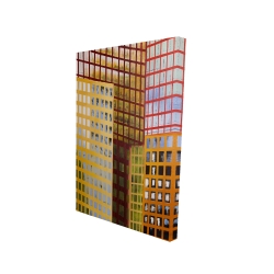 Canvas 24 x 36 - 3D - Skyscrapers