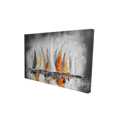 Canvas 24 x 36 - 3D - Sails on the winds