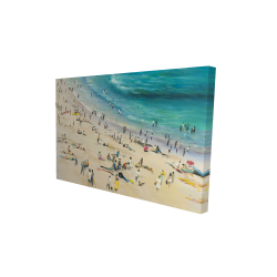 Summer crowd at the beach