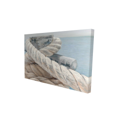 Canvas 24 x 36 - 3D - Tie-down ropes closeup