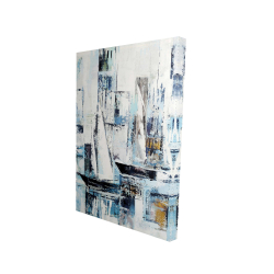 Abstract shapes and boats