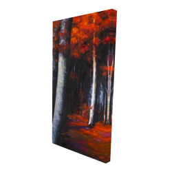 Canvas 24 x 48 - 3D - Mysterious forest