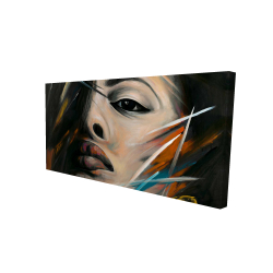 Canvas 24 x 48 - 3D - Abstract woman portrait