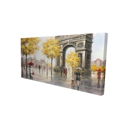 Arc de triomphe to paris