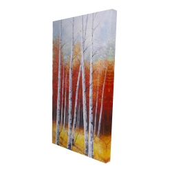 Paysage de forêt d'automne