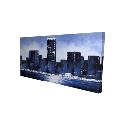 Marine blue city