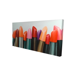 Canvas 24 x 48 - 3D - Lipstick collection