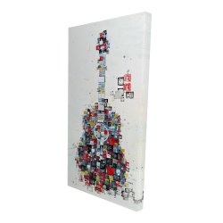 Abstract geometric guitar