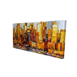 Orange buildings