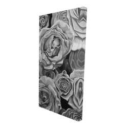 Roses en tons de gris