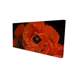 Canvas 24 x 48 - 3D - Poppy bouquet