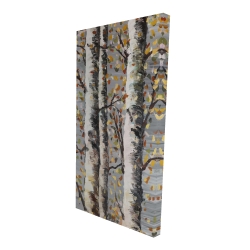 Blossoming birches