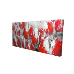 Abstract red tulips