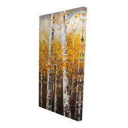 Canvas 24 x 48 - 3D - Birches by sunny day