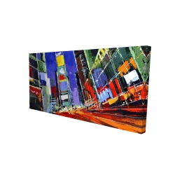 Colorful times square by night