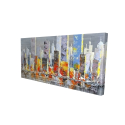 Color splash cityscape