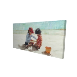 Fillettes à la plage