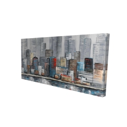 Abstract city skyline