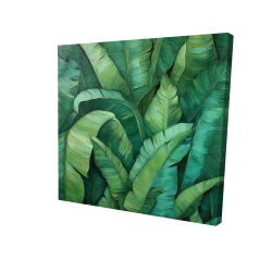 Canvas 24 x 24 - 3D - Dense leaves
