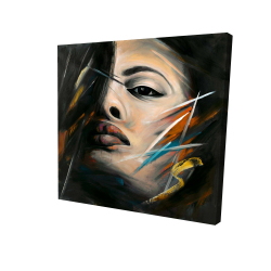Canvas 24 x 24 - 3D - Abstract woman portrait