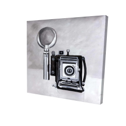 Toile 24 x 24 - 3D - Appareil photo antique
