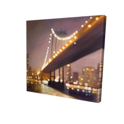 Canvas 48 x 48 - 3D - New-york at night
