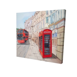 London bus and telephone booth 