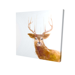 Canvas 36 x 36 - 3D - Abstract deer