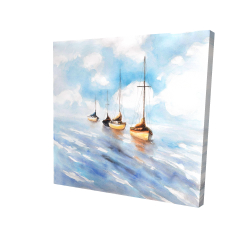 Sailboats in the sea
